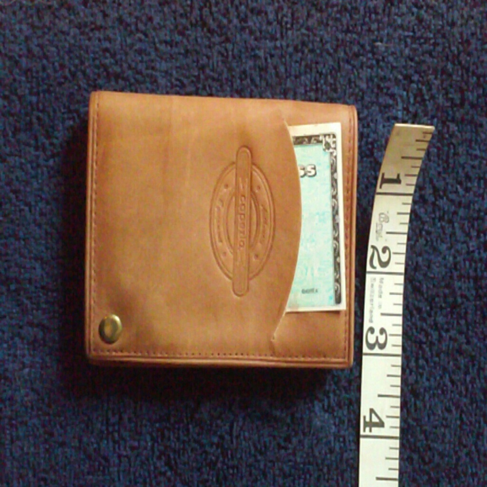 Genuine Leather I.D. and credit card holder